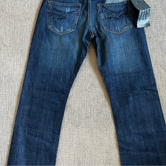 VTG Jimmy Taverniti So Men’s Boot Cut Jeans Sz 33 Beat Up Vintage Resin Y2K NWT - Picture 15 of 15